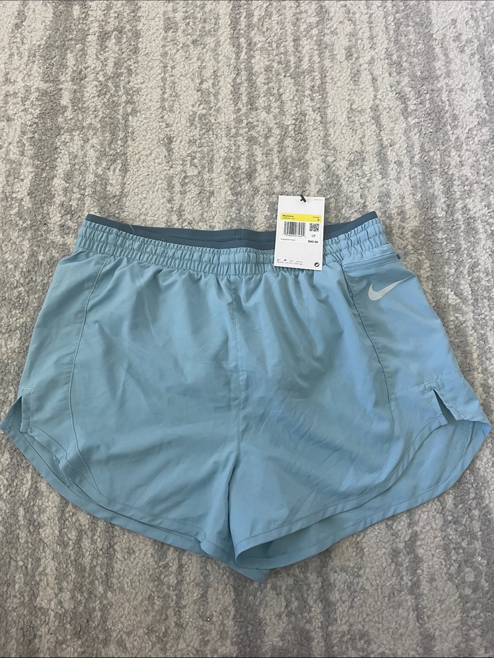 Nike Women's Sky Blue Performance Running Shorts
